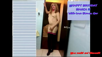 Preview 2 of Sissy Bikini - &iexcl_&iexcl_&iexcl_FELIZ CUMPLEA&Ntilde_OS BIANCA!!! Con amor Blanca Gar
