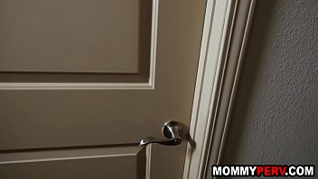 Preview 1 of One Hol Two - Milf stepmom fucks step son for buying her sexy lingerie