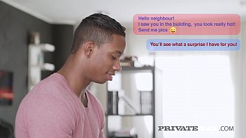 Preview 1 of Teenn Anal Creampie - PrivateBlack - Hot Neighbor Anita Bellini Fucks Black Cock !