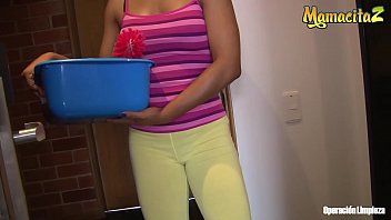 Preview 1 of English 3xx Video - MAMACITAZ - Real Hot Latina Maid Camila Marin Fucks With Dirty Lucky Client