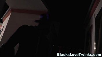 Preview 1 of Milf Baru - Horny hunks gobbles big black cock