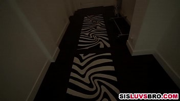Preview 2 of Yakuza Japa - Skinny teen step sister giving pervy stepbrother a blowjob