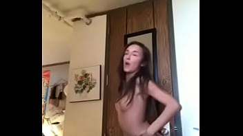 Preview 3 of Big Garl Boy - Confident teen smiling sexy strip dance WHO IS SHE??