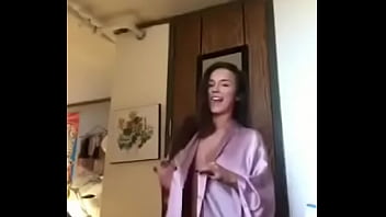 Preview 1 of Big Garl Boy - Confident teen smiling sexy strip dance WHO IS SHE??