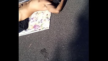 Preview 1 of Yuki Riko Yukin Grandfather - Tanning