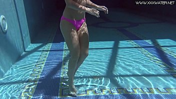 Preview 3 of Pakistanee - Jessica Lincoln hot teen underwater