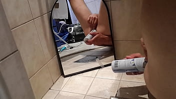 Preview 3 of Pornstar Angel White - Spray cream enema