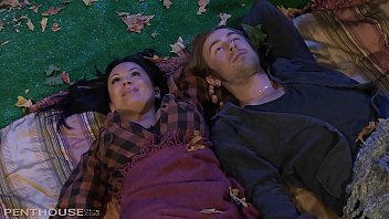 Preview 1 of Xnxx Sunny Xnxx - Busty Milf Sienna West gets her Asshole Fingered &amp_ Fucked Outdoors
