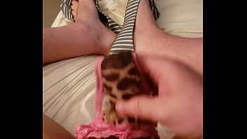 Preview 4 of Big Melons Solo Fisting - Jacking off in little panties while wearing my exes flats.