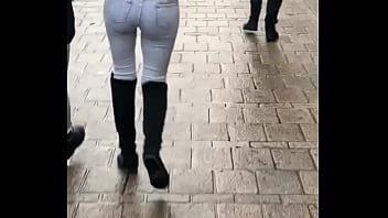 Preview 4 of Mosti Small - Teen Ass Walk Spy Cam 1