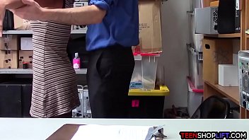 Preview 2 of Ali Kendra Bbc - Ebony teen cutie caught stealing from her stepdads store