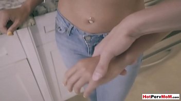 Preview 3 of Male Spycam Singapore - Nasty MILF stepmom surprised her stepson with a handjob
