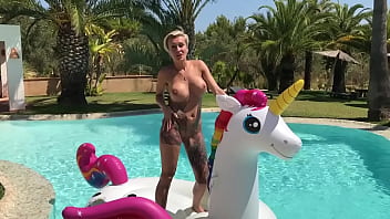 Preview 2 of 70s Prison Teen - Fun in the pool for XVideos