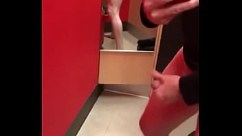 Preview 2 of Solo Male Mssterbatin - Cumming In Target Dressing Room