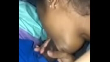 Preview 4 of Sil Pak Gril Sax - Ebony thot sucks dick