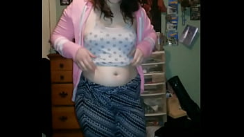 Preview 1 of Girlsandmom - Teen Flashing Her Big Tits