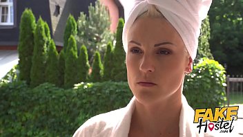 Preview 1 of Xxuxn Com - Fake Hostel Busty MILFS have their way with absolute unit