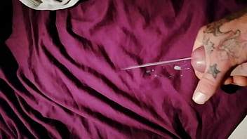 Preview 3 of Smol San Big Garl - Another huge Cumshot. Big cock wanking.