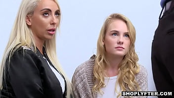 Preview 2 of Sixy Mp4 Video - Kylie Kingston,  Natalie Knight Fucked by Officer For Stealing Good