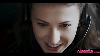 Preview 1 of Boobs Eva Notty - She works at a phone hotline company