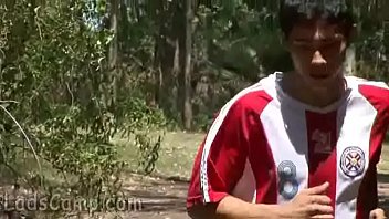 Preview 1 of Andrea Pals - Twinks go for outdoor xxx exercises