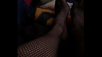 Preview 3 of Old Lady Call Gigolo - Fishnet Foot Fantasy