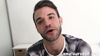 Preview 1 of Amanda Francais - AmateursDoIt - Hairy amateur jock beats uncut meat in amateur masturbation