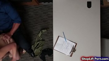 Preview 3 of Ketahuan Coli Mom - Gorgeous shoplifter fucked by LP officer