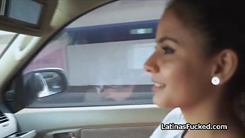 Preview 1 of Heshes Pissing - Latina goes from the airport straight onto a cock
