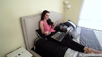 Preview 1 of Gai Malls - Stepmoms milf pussy starts to drip as she reveals her perfect nipples to her stepson