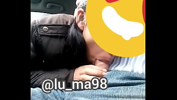 Preview 4 of Xxxx Girl Xxx Girl - Mamando en el carro @lu ma98