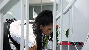 Preview 1 of Air Hottest Girl Sex - Leggy latina maid Julia De Lucia goes for big veiny cock of her boss GP872