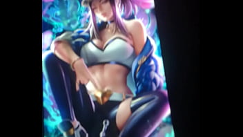 Preview 3 of My Husband Mistress Part One - Akali Cum Tribute League of legends