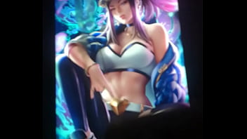 Preview 4 of My Husband Mistress Part One - Akali Cum Tribute League of legends