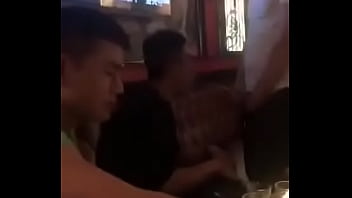 Preview 1 of Teen Boobs N Bra - boy piss in party