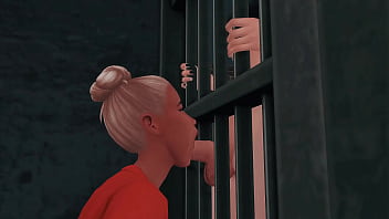 Preview 2 of Katirna Xnxx - PERVERTED FUTANARI COP ARRANGED HARD ANAL SEX AND FACEFUCK FOR A SEXY PRISONER (SIMS   ANIME HENTAI   SFM)