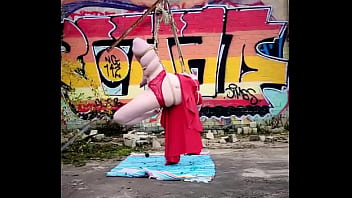 Preview 2 of Kiara Venture - Went urbexing with ThatKinkyCad to do some fun rope stuff. As is often the case,  our original plan was a bust,  but we got ...