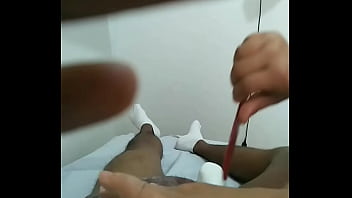 Preview 1 of Cleg Girl - Wax dick