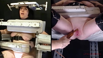 Preview 3 of Tape Tits - Orgasm Challenge in Academy Bondage Chair