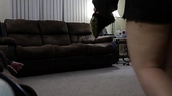 Preview 3 of Couple Mom Son - Chubby mom cleans house