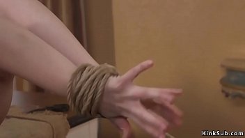Preview 1 of Sewing Mashin - Huge tits bound secretary whipped