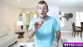 Preview 1 of Full Picture Xxx - Art hoes goes down on their knees and suck the art pervs raging boner!