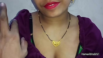Preview 1 of Small Baby Young - Bhabhi ki panty ko Lund Pe Lapet kar Choda. Indian Desi Bhabhi hardcore sex.