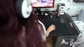 Preview 2 of J Um - D.Va having a quickie while g - Miss Banana