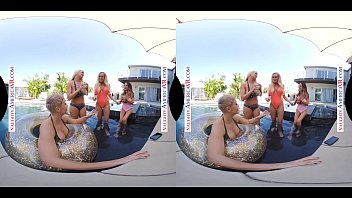 Preview 1 of Magdalene Nun - Naughty America Three hotties bang their friend&#039_s son in VR
