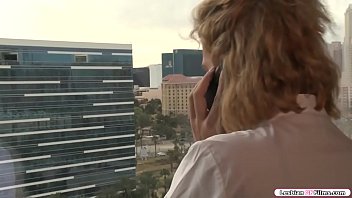 Preview 1 of Young Mom Wad Raped By Son - Young brunette facesitted by horny milf