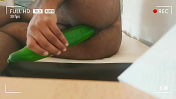 Preview 3 of Lost Games Strip - Anal cucumber