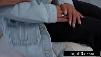 Preview 3 of Raica Ferrari - Filthy Old Doctor Has Good Solution for Young Busty Muslim Beauty