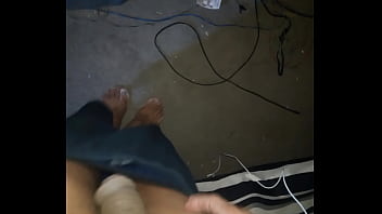 Preview 1 of Whipping Milky Tits - Rigoberto Inzunza playing with my cock