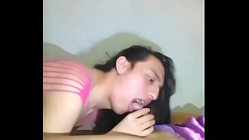 Preview 3 of Teacher Bound Gagged - HE WANTS TO FILL LIKE HE HAVE A PUSSY,  SO I EAT IT LIKE HE HAVE IT,  SHEMALE AND SISSY BOY